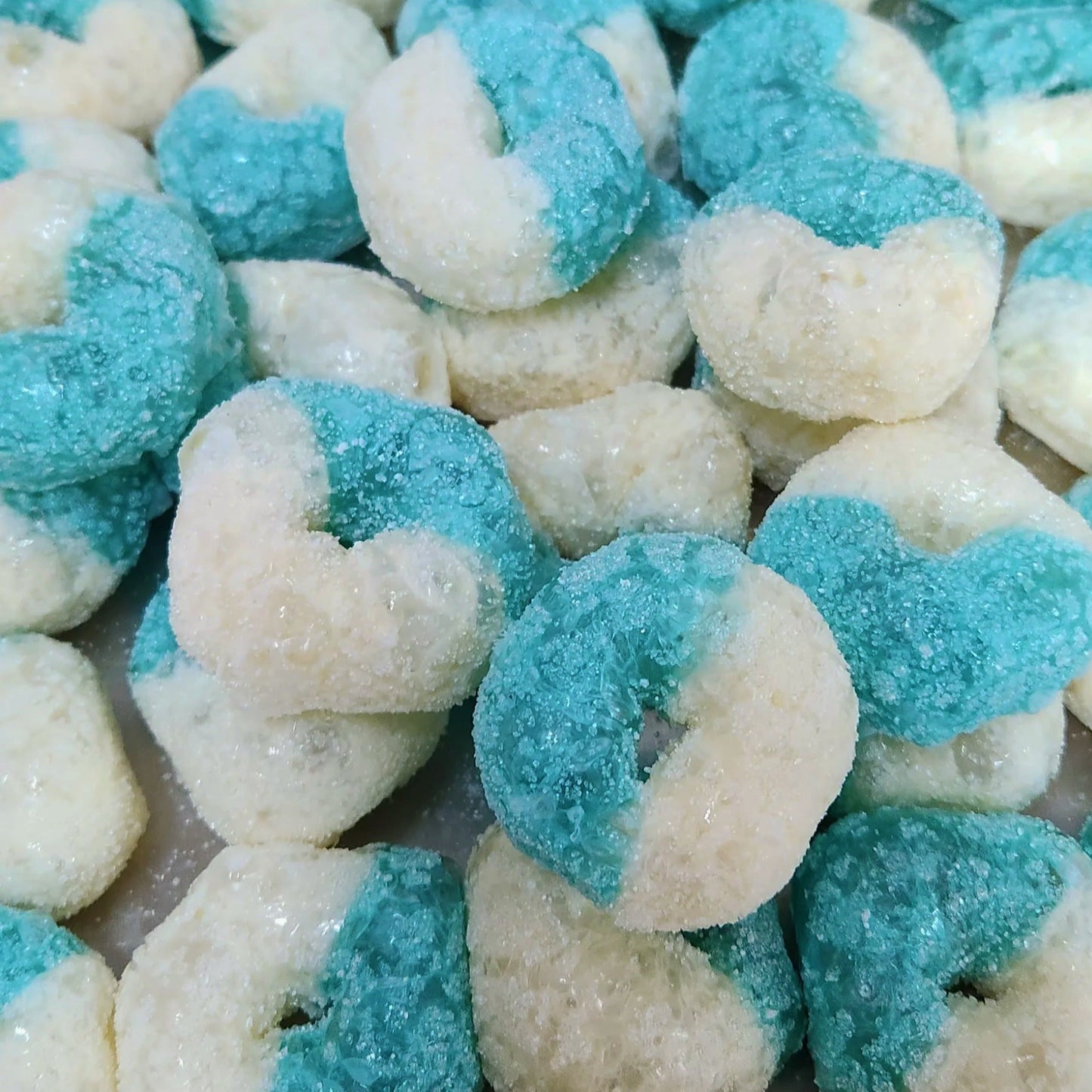 Freeze Dried Blue Raspberry Rings